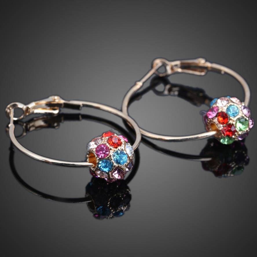 Women Special Promotion Pair Of Big Ring Style Ear Hoops