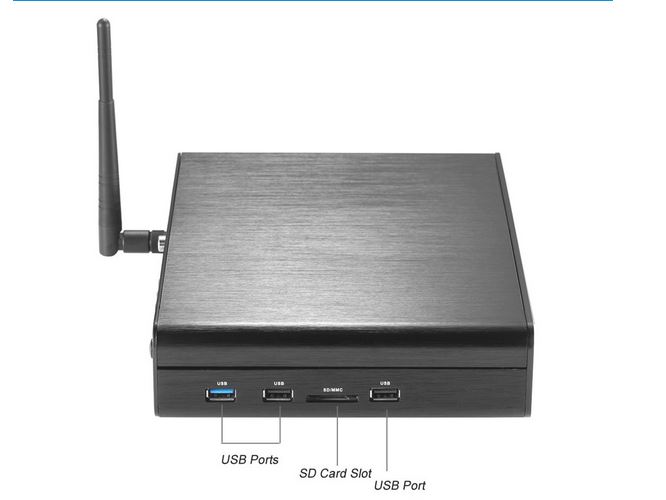 Himedia Q10 Pro TV Box Hi3798C V200 Quad Core  –  US PLUG  BLACK