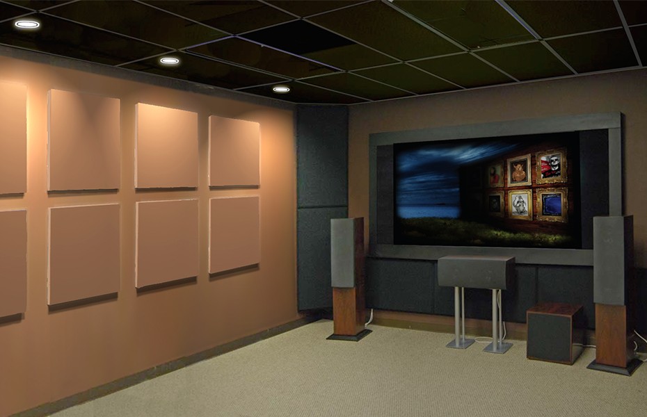 Acoustic Wall Panel and Wood Skirting