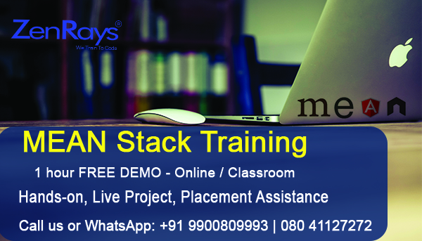 Best MEAN stack training Institute in Bangalore India