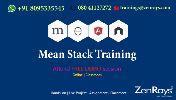 Best MEAN stack training Institute in Bangalore India