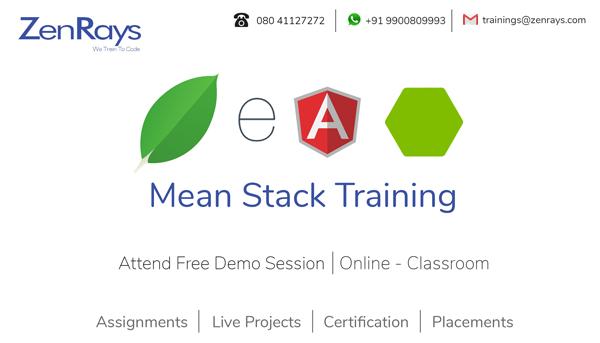 Best MEAN stack training Institute in Bangalore India