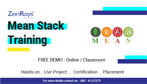 Best MEAN stack training Institute in Bangalore India