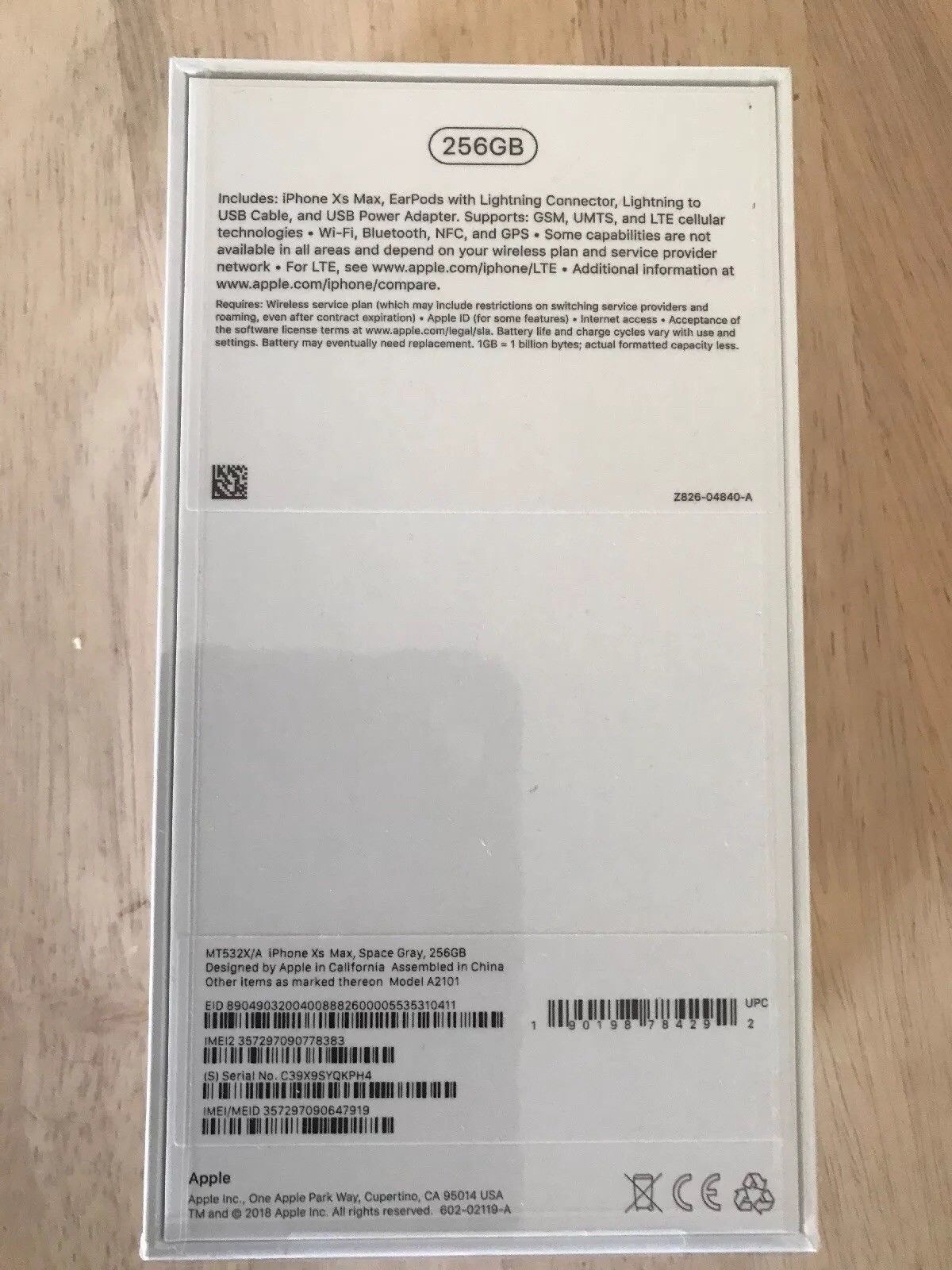 FOR SALE: APPLE iPHONE XS MAX UNLOCKED 64GB 256GB 512GB GOLD $600