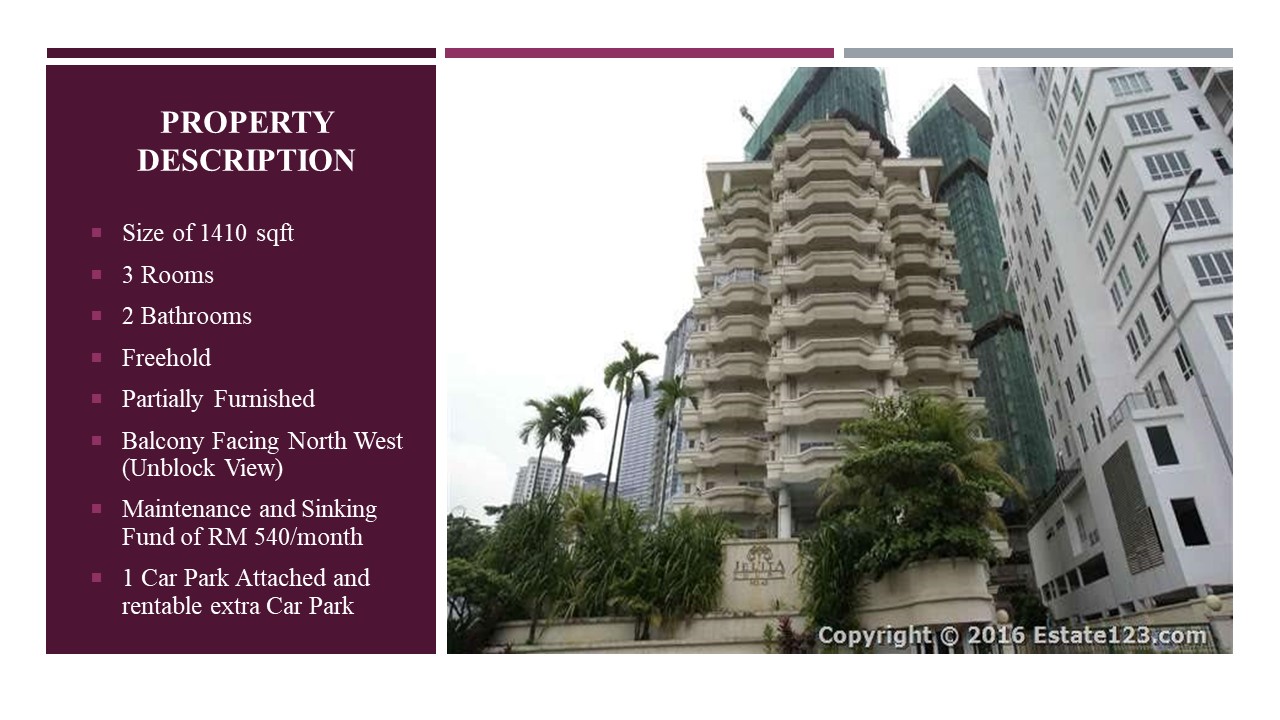 Jelita Court Apartment for Sale (very close to KLCC)