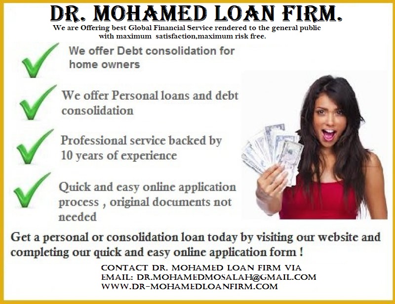 Recently Funded By Dr. Mohamed Loan Firm