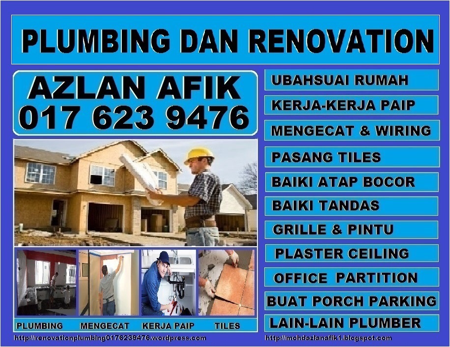 plumbing dan renovation tukang paip plumber 0176239476 azlan setiawangsa