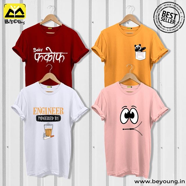 Get Best T shirts for Men Online India at Beyoung