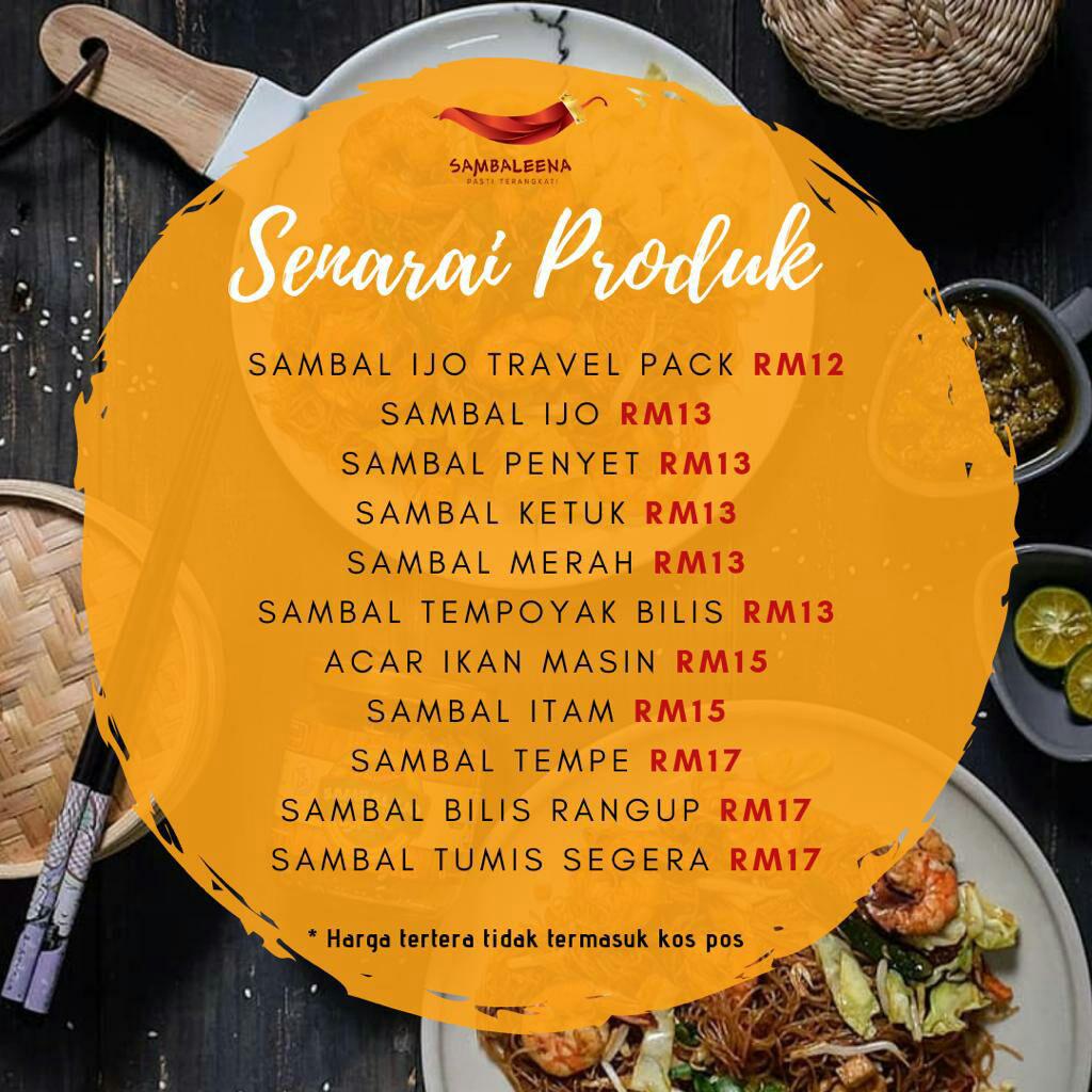 SAMBALEENA SEGERA – READY TO EAT – SET BORONG JIMAT