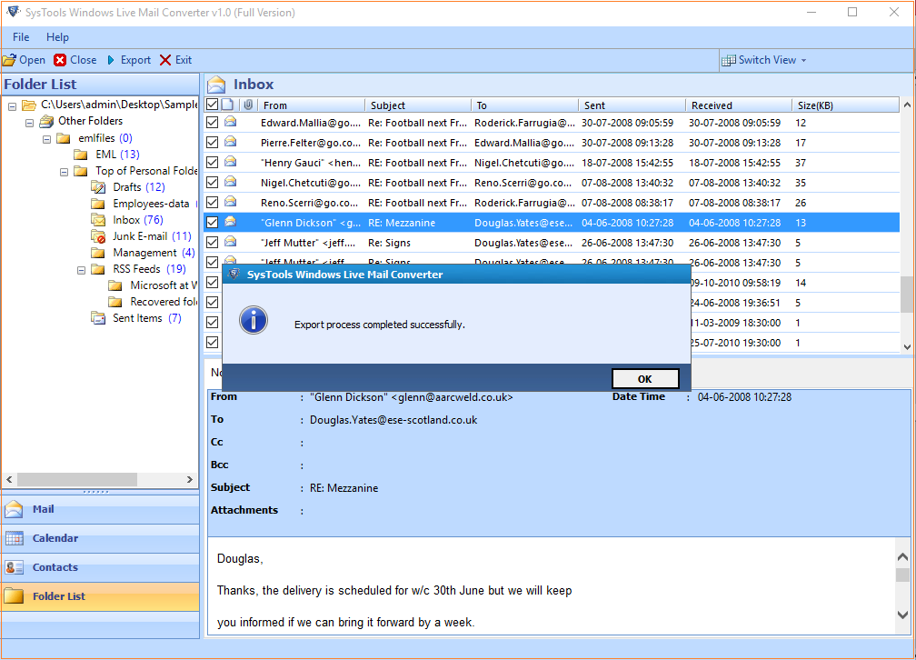 Transfer Emails, Contacts and Calendars from Windows Live Mail to Outlook- Error Free Way