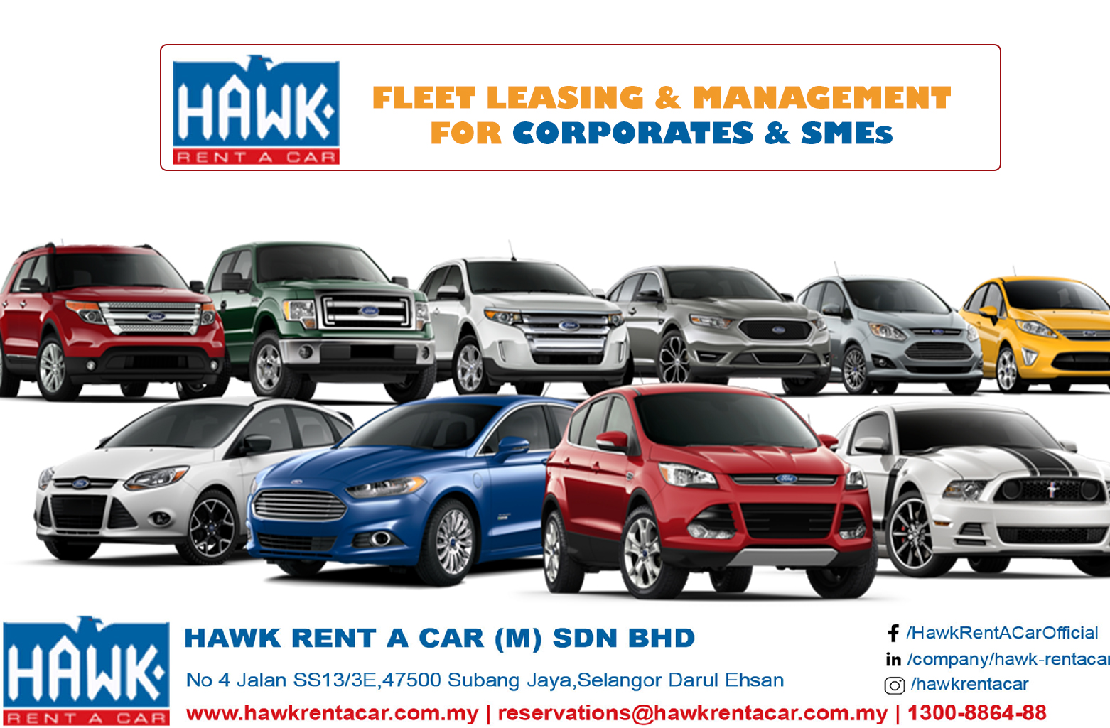 Fleet Leasing & Management for Corporates & SMEs-HAWK Rent a car