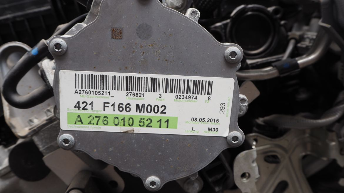 MERCEDES BENZ W292 GLE400 4MATIC 2017 ENGINE M276821
