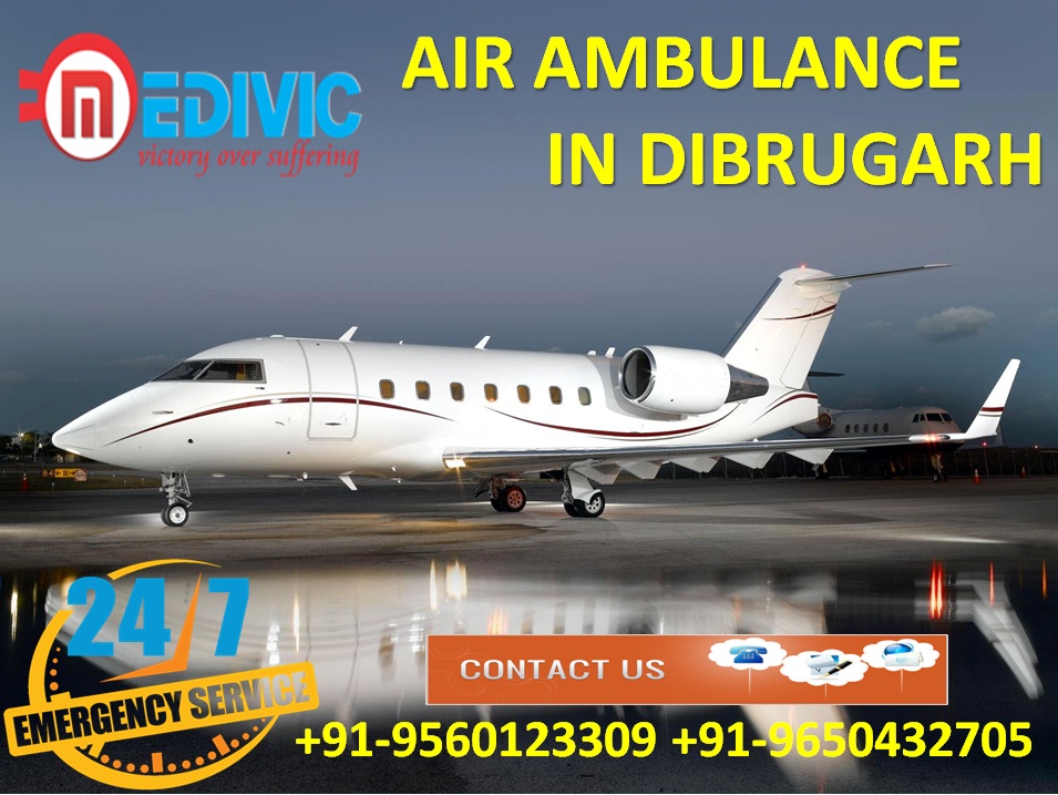 Select Supreme Life-Guard Air Ambulance from Dibrugarh by Medivic