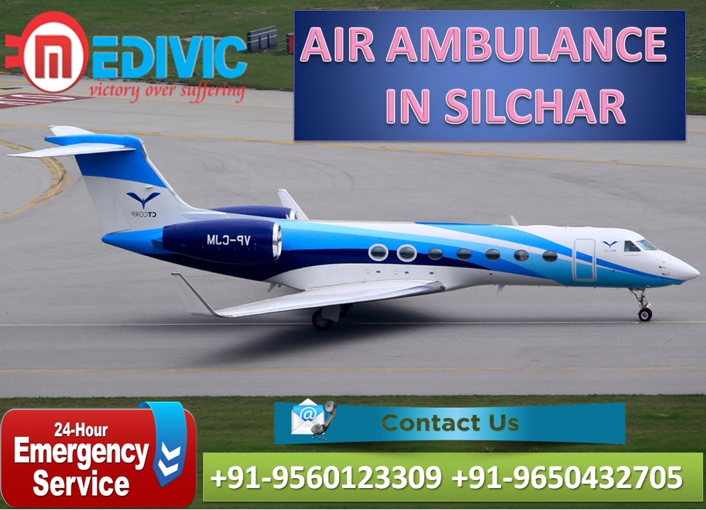 Now Book Much Rebated Air Ambulance from Silchar by Medivic