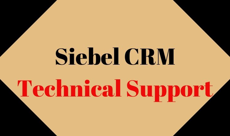 Siebel CRM Technical support