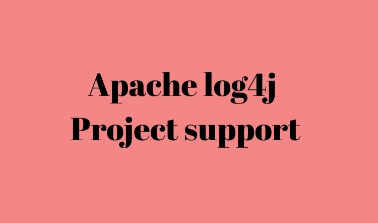 Apache log4j  Technical support