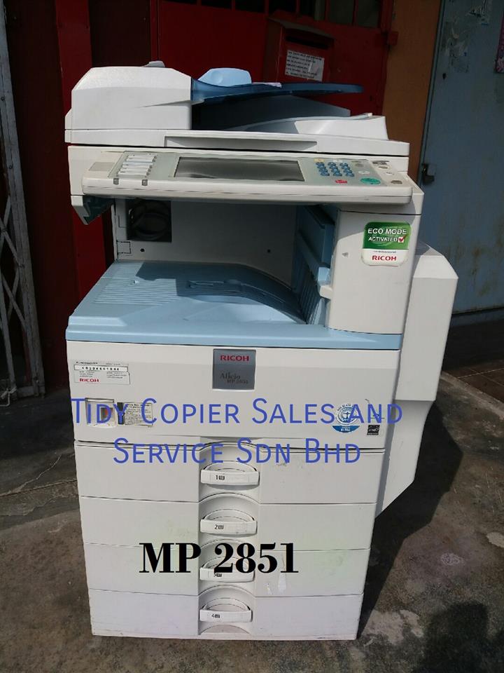 RICOH BLACK/WHITE PHOTOCOPIER MP 2851