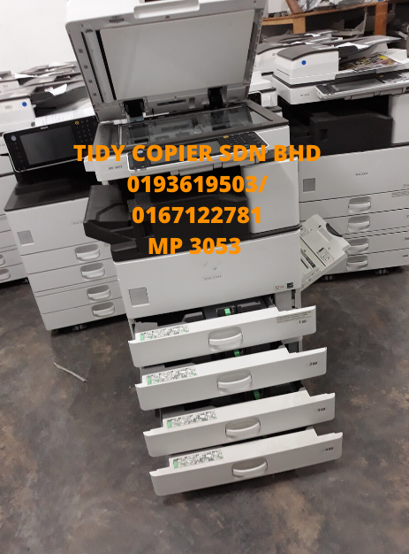 RICOH BLACK/WHITE PHOTOCOPIER MP 3053