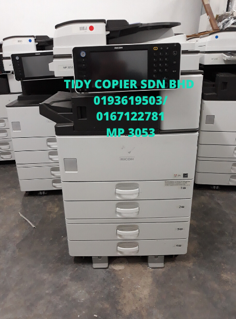 RICOH BLACK/WHITE PHOTOCOPIER MP 3053