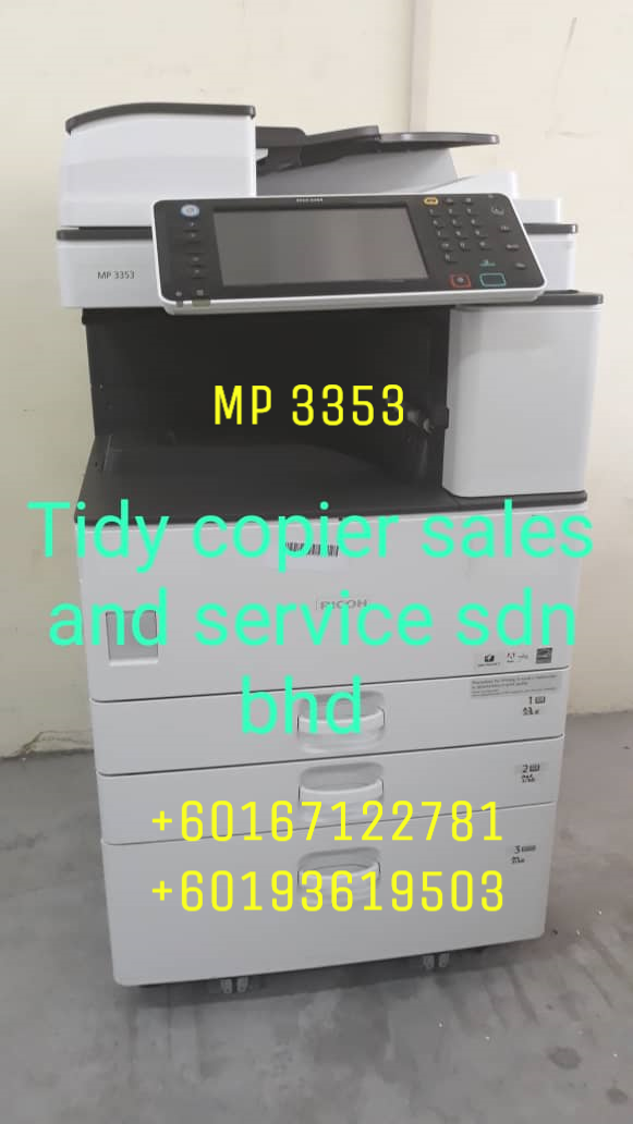 RICOH BLACK/WHITE PHOTOCOPIER MP 3353