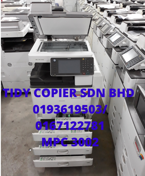RICOH FULL COLOR PHOTOCOPIER MPC 3002