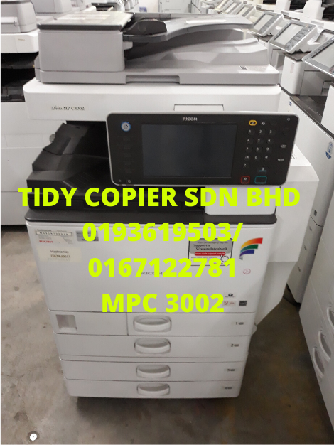 RICOH FULL COLOR PHOTOCOPIER MPC 3002
