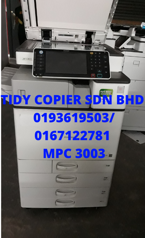 RICOH COLOR PHOTOCOPIER MPC 3003