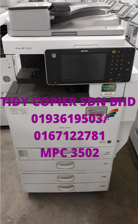 RICOH COLOR PHOTOCOPIER MPC 3502