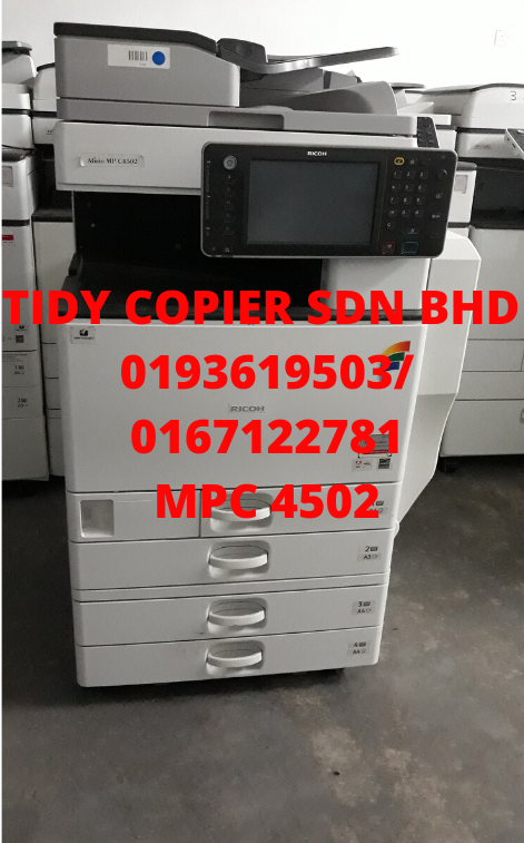 RICOH COLOR PHOTOCOPIER MPC 4502
