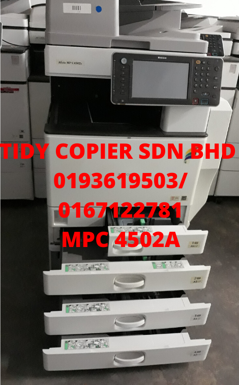 RICOH COLOR PHOTOCOPIER MPC 4502A