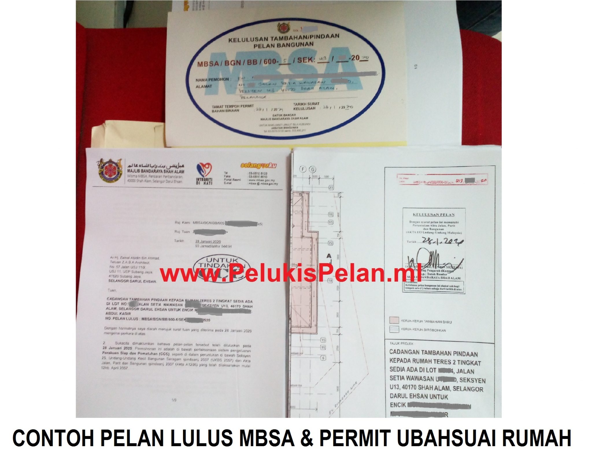 Khidmat Pelukis Pelan Ubahsuai Rumah di Shah Alam
