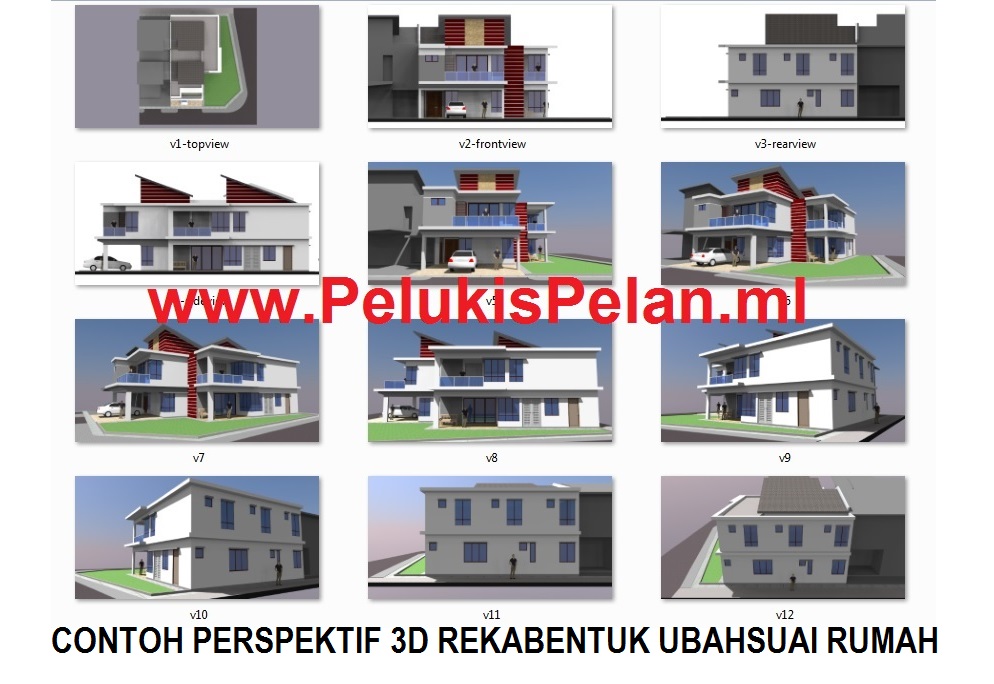 Khidmat Pelukis Pelan Ubahsuai Rumah di Shah Alam