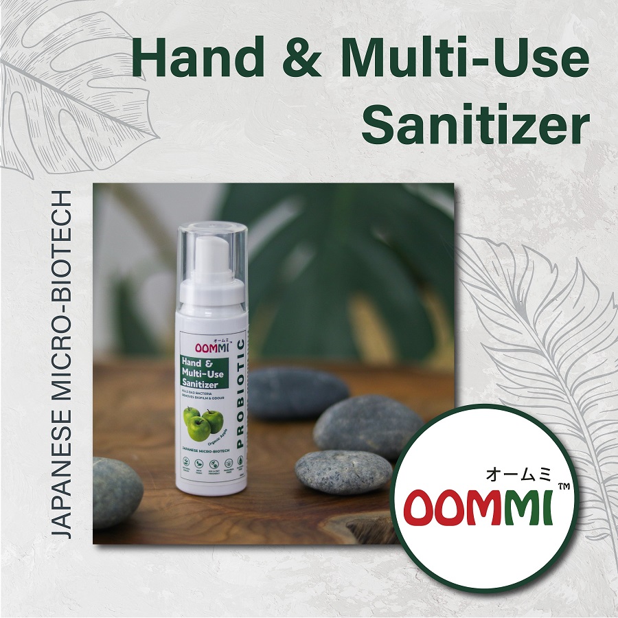 OOMMI PROBIOTICS HAND & MULTI-USE SANITIZER – 40ML