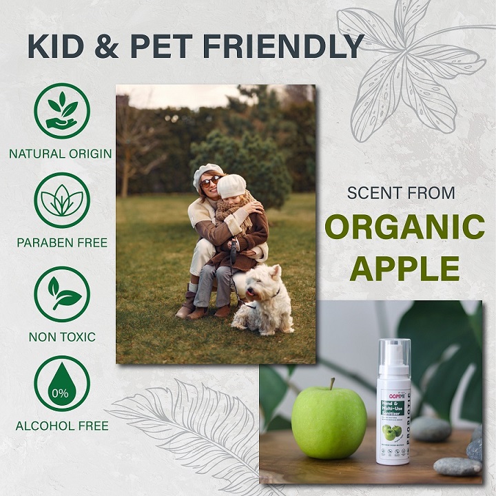 OOMMI PROBIOTICS HAND & MULTI-USE SANITIZER – 40ML