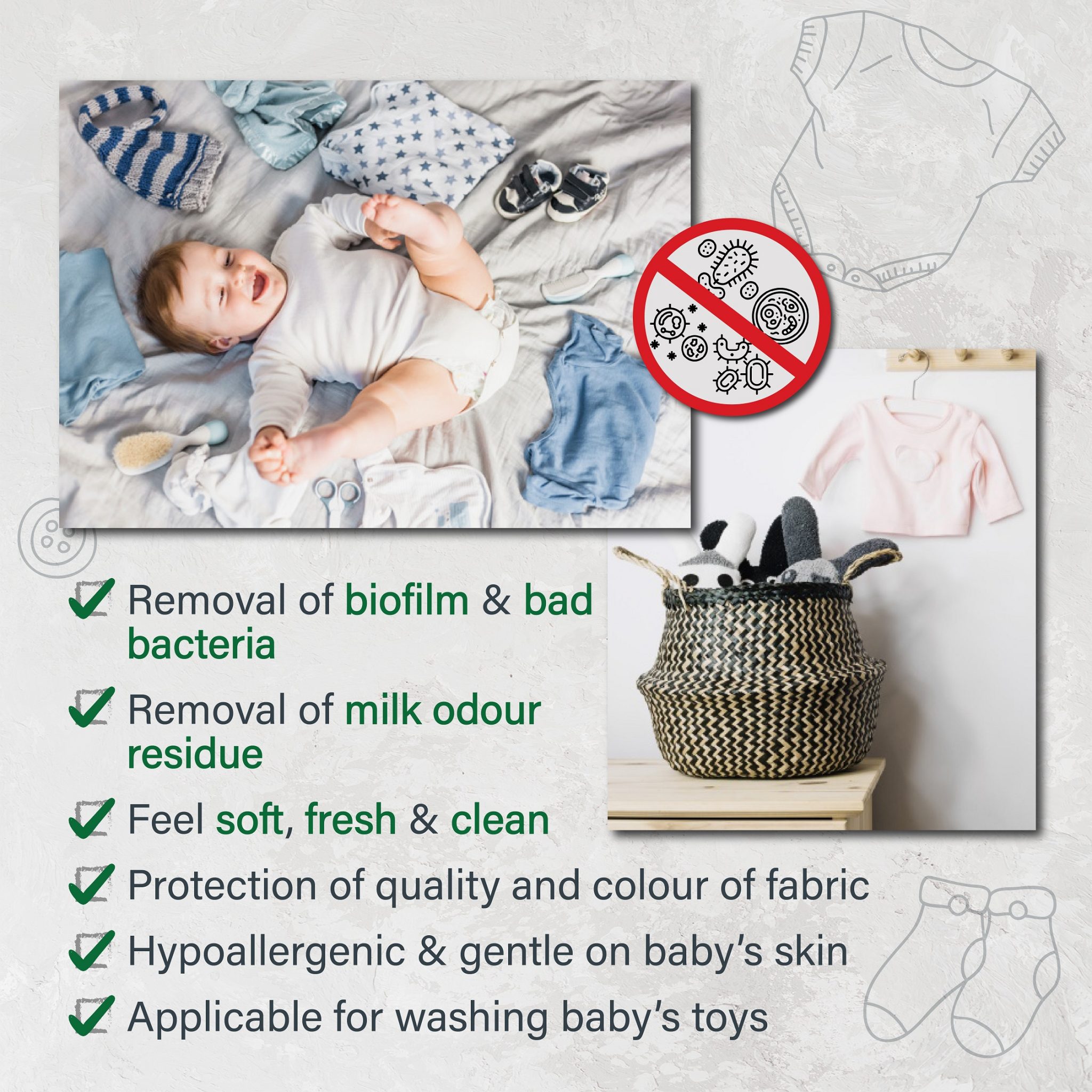 OOMMI Probiotics Baby Laundry 1 Litre