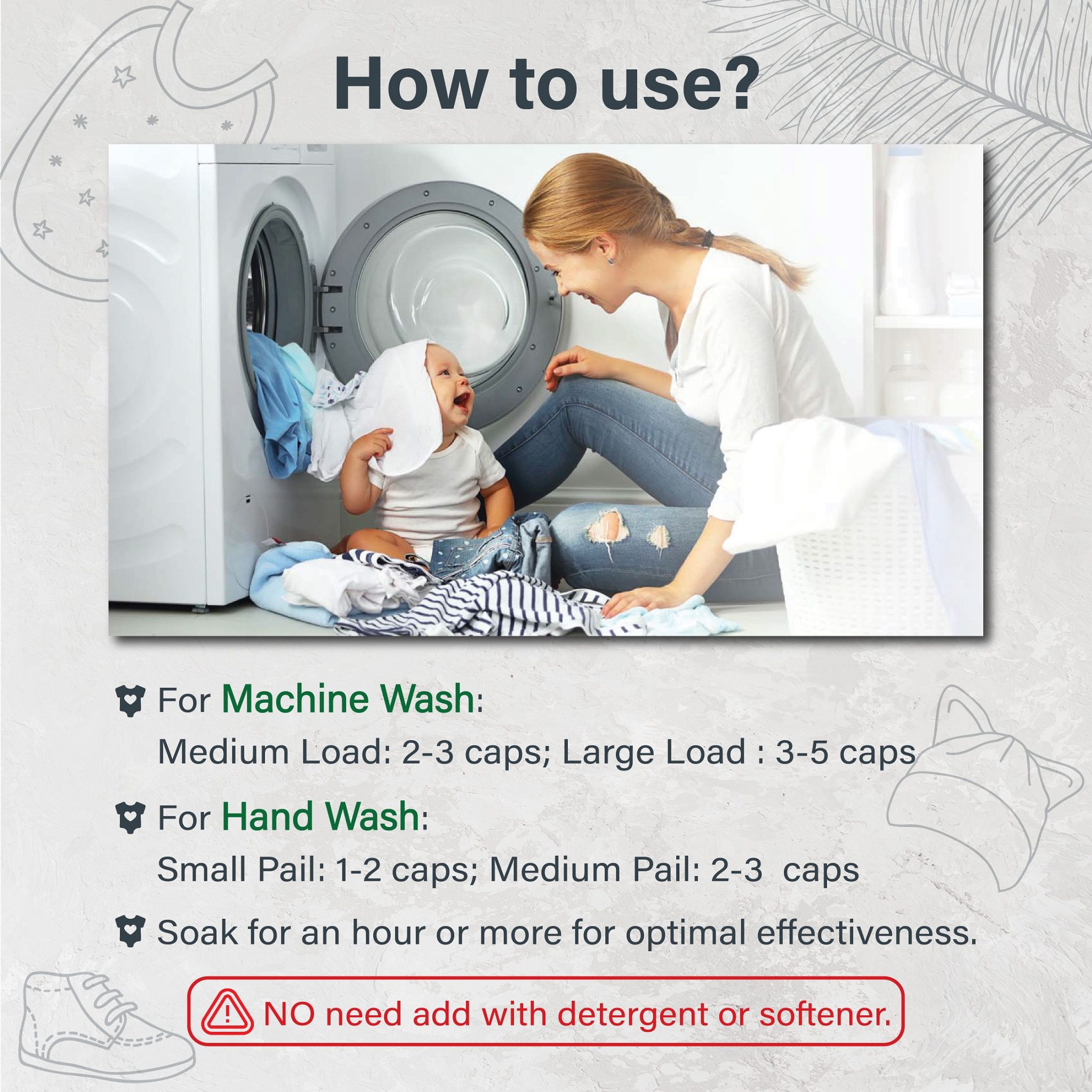 OOMMI Probiotics Baby Laundry 1 Litre