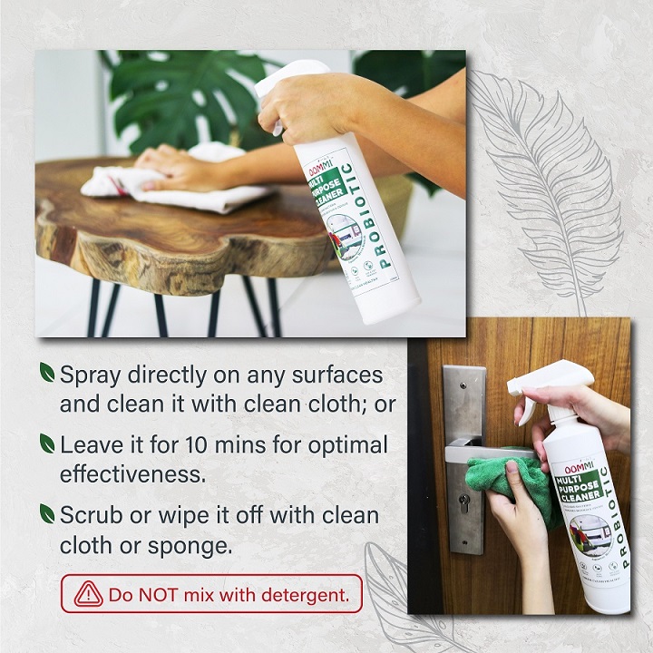 OOMMI PROBIOTICS MULTI-PURPOSE CLEANERS – 500ML