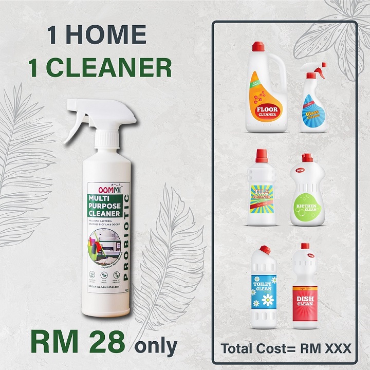 OOMMI PROBIOTICS MULTI-PURPOSE CLEANERS – 500ML