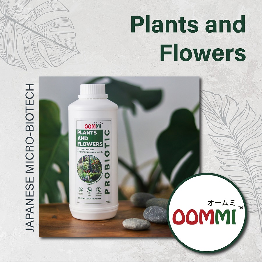 OOMMI PROBIOTICS PLANTS & FLOWERS – 1L