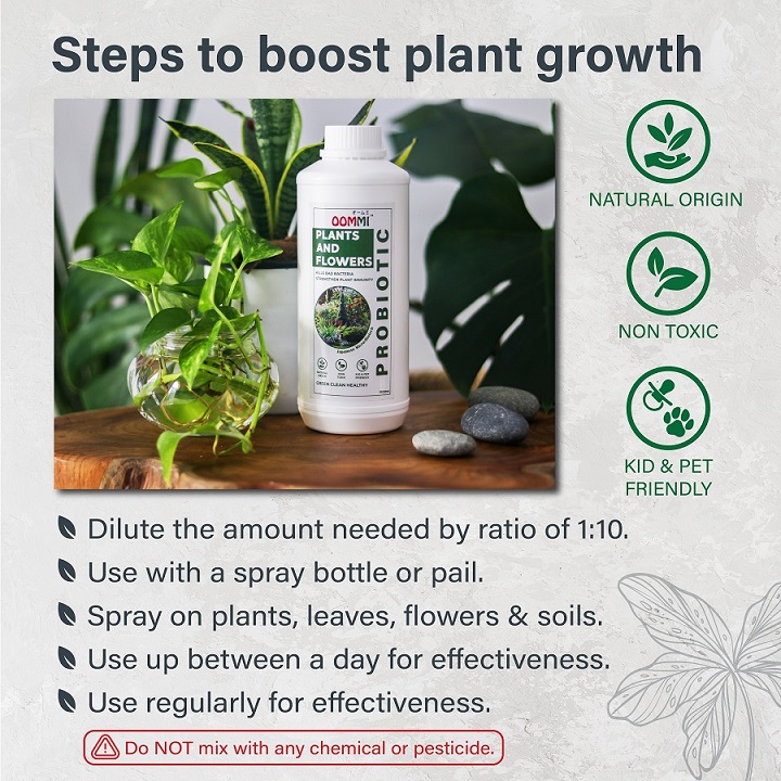 OOMMI PROBIOTICS PLANTS & FLOWERS – 1L