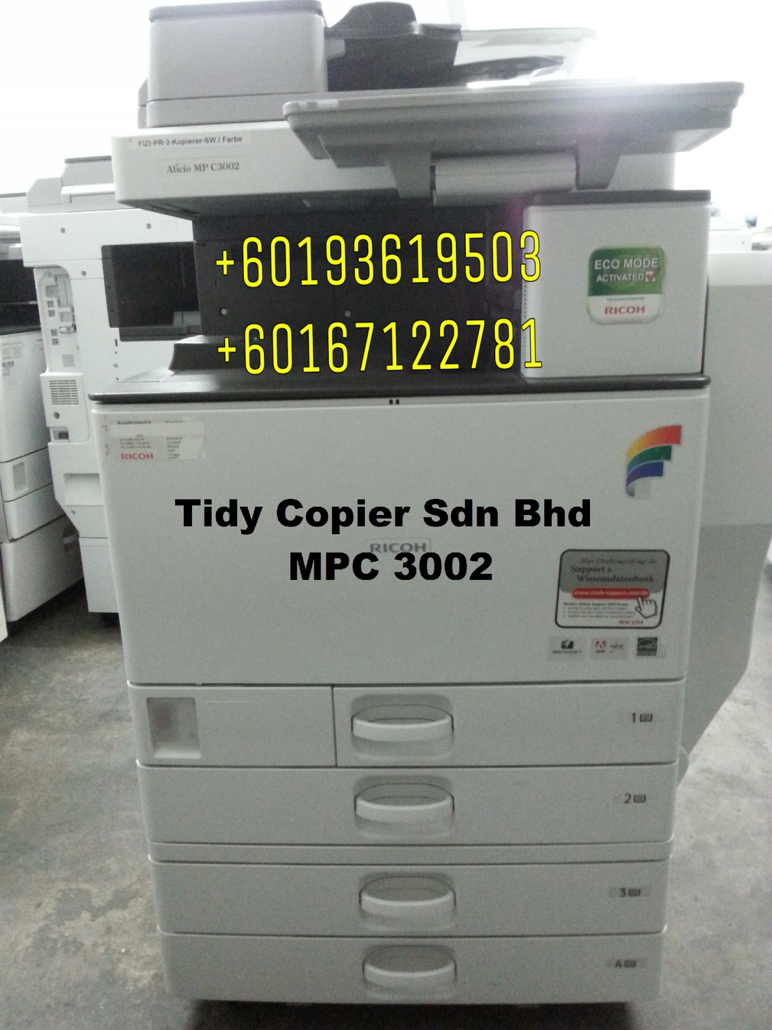 PHOTOCOPIER MACHINE MPC 3002