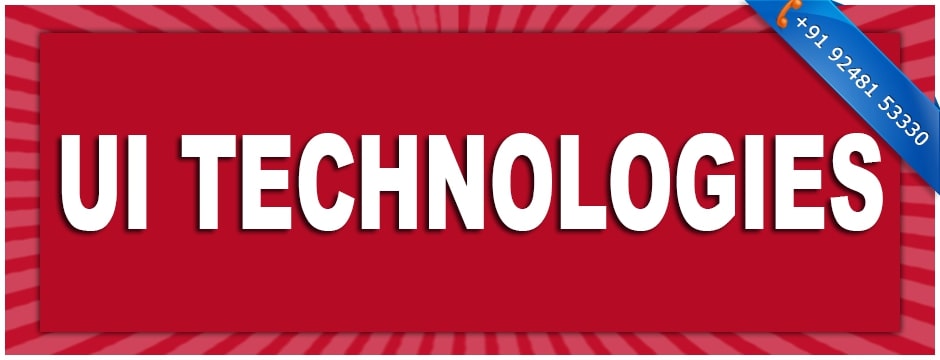 ONLINE WEB UI TECHNOLOGIES TRAINING COURSE INSTITUTES IN AMEERPET HYDERABAD INDIA – SIVASOFT