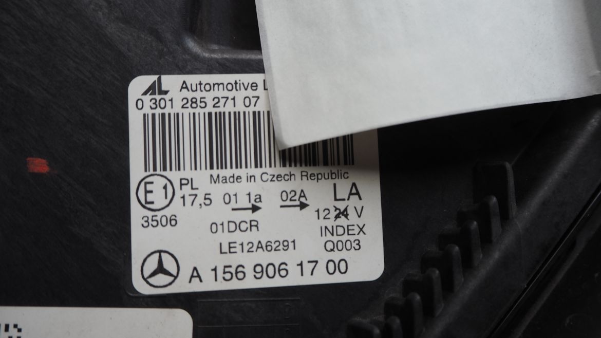 Mercedes Benz W156 GLA45AMG 2016 Headlamp Left For Sale