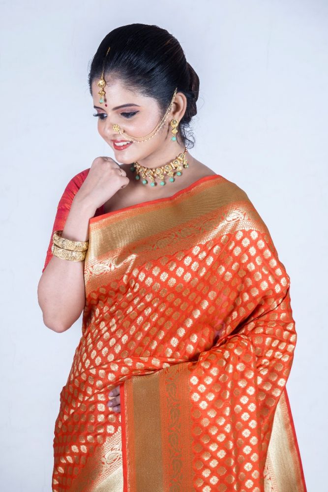 Exclusive Opara silk sarees for wedding and reception parties