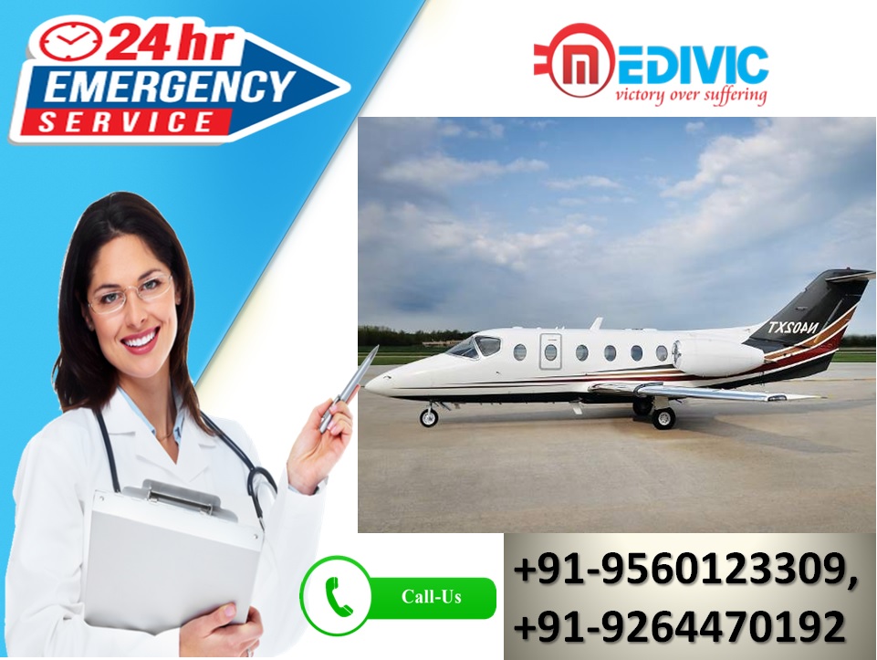 Utilize Advanced ICU Care Air Ambulance Service in Kolkata Quickly