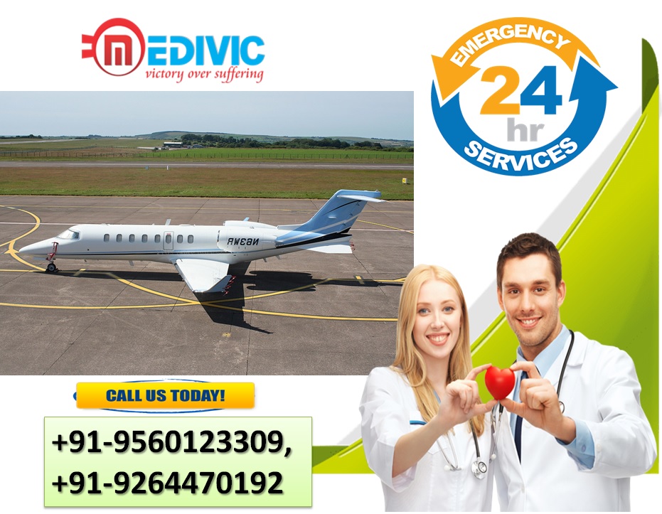 Avail Incredible Air Ambulance Service in Patna with Hi-tech ICU Setup