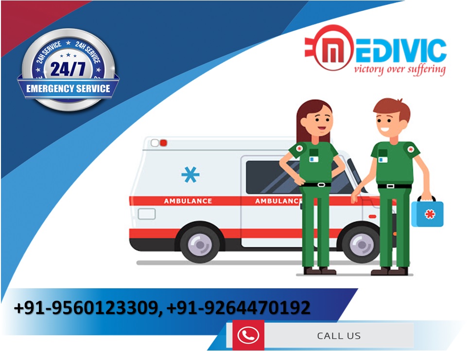 Take Medivic Ambulance Service in Patna with Supercilious ICU Setup