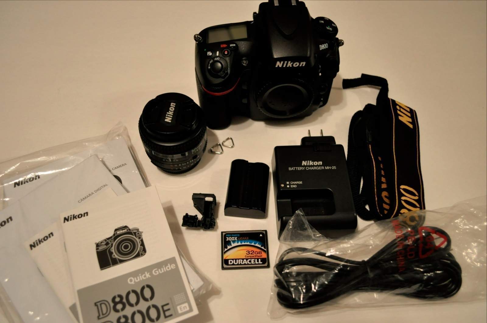 Nikon Digital camera and lens