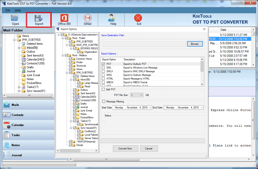 best ost to pst converter