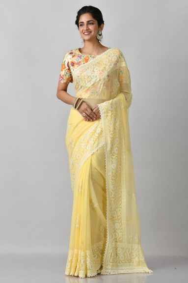 Shop for beautiful Indian embroidery sarees collection